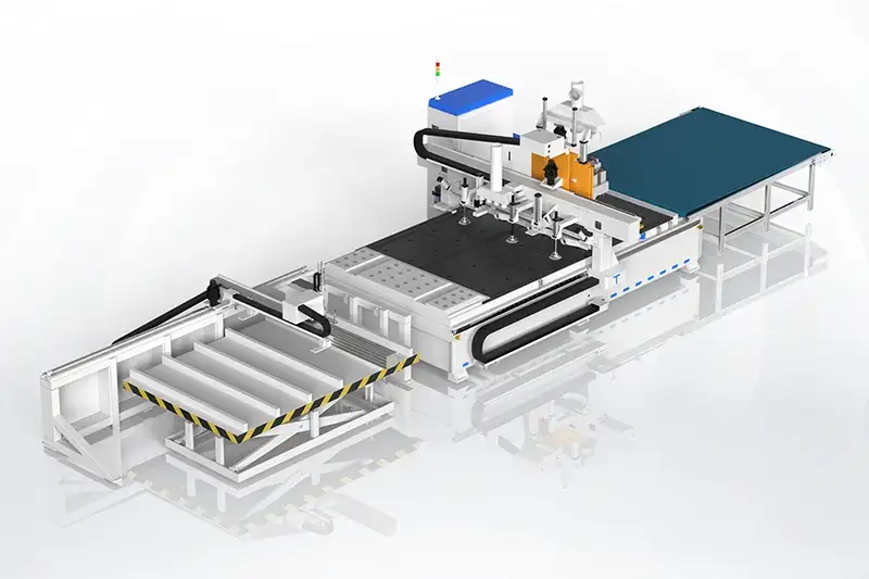 Automatic CNC Drilling and Labeling Machine