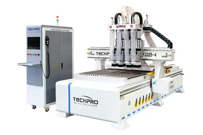Automatic 4 Head CNC Router Machine