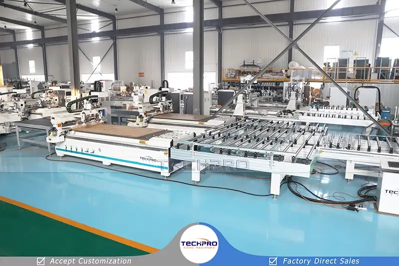 2025 Best CNC Router Furniture Production Line One-To-Two for Sale - 图片 8