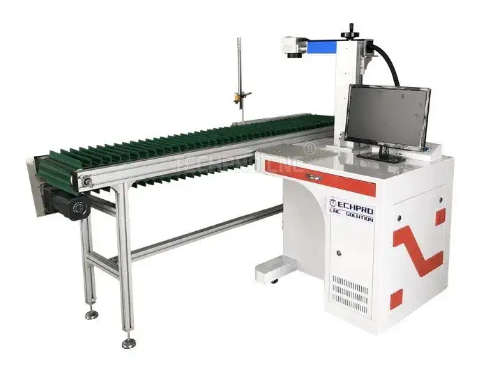 Automated Laser Marking Machine with Conveyor