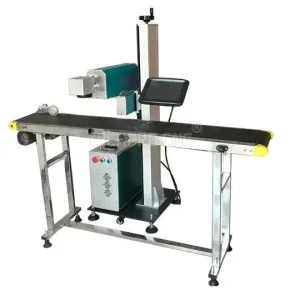 Flying Laser Marking Machine with Conveyor Belt