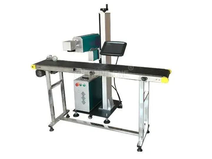 Flying Laser Marking Machine with Conveyor Belt