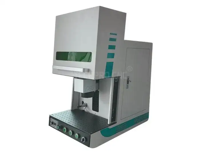 Mini Cover Mopa Color Laser Marking Machine with Motorize Z axis
