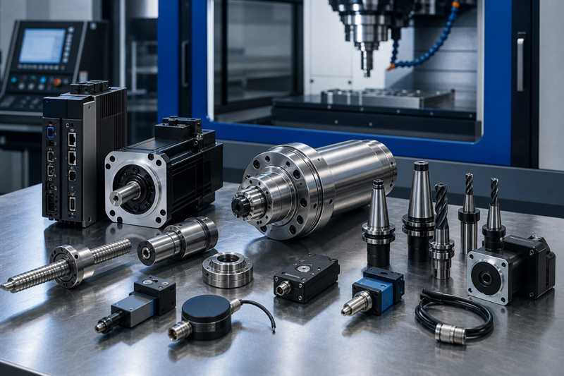 Precision CNC spindle motors drives and spare parts