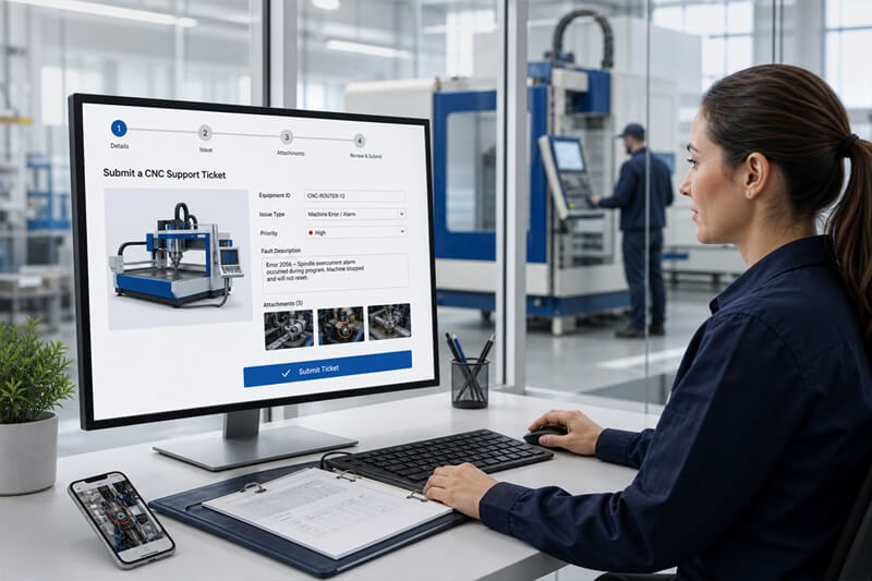 Submit a CNC Support Ticket