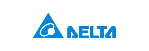 Delta Electronics inverter and motion control brand logo