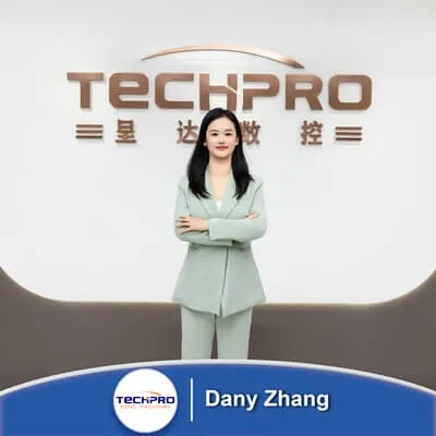 Portrait of Dany Zhang, TechPro International Sales Division Three Manager