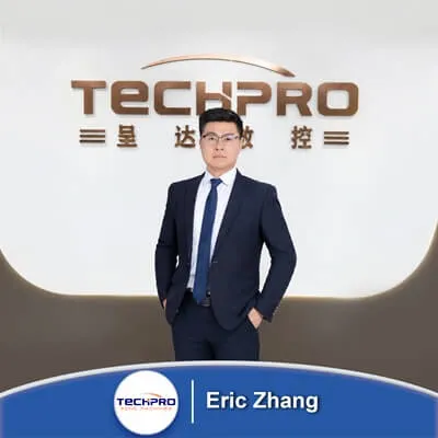 Portrait of Eric Zhang, TechPro Domestic Sales Director